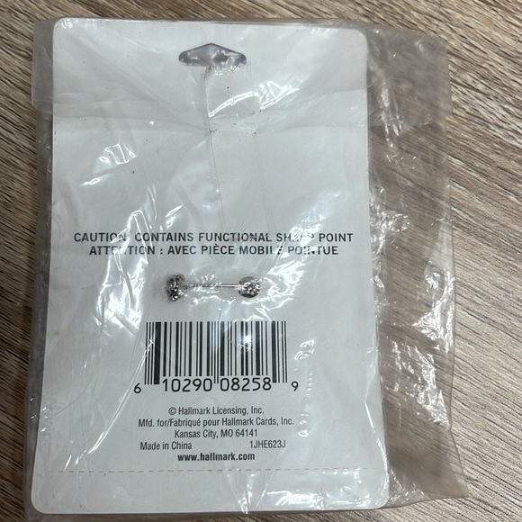 Vintage Y2K Dead-stock Hallmark Halloween Ghost Pin with Pumpkin NWT - Picture 3 of 4